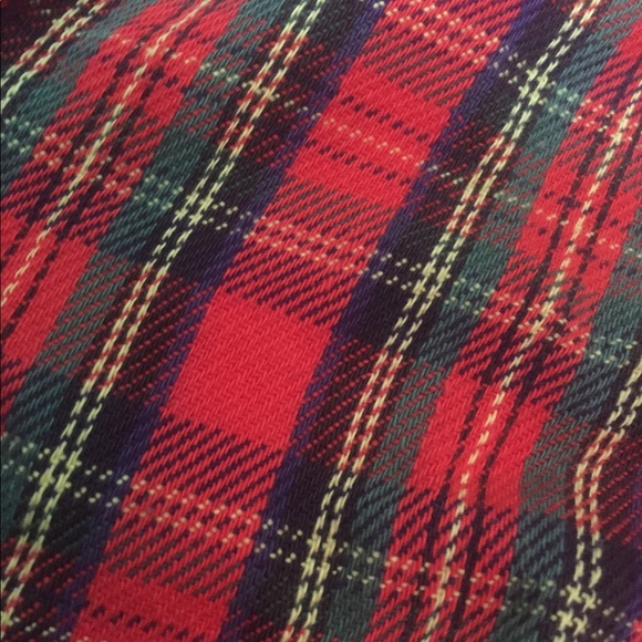 Red plaid flannel button down shirt - Picture 4 of 4